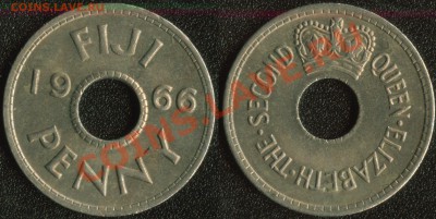 Фиджи 1 пенни 1966 до 22:00мск 14.11.13 - Фиджи 1 пенни 1966