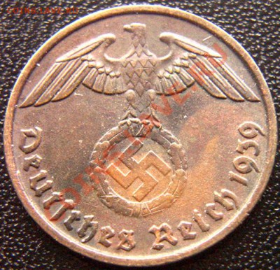 Германия (3-й Рейх)_2 рейхспфеннига 1939(D); до 11.11_22.18м - 6811