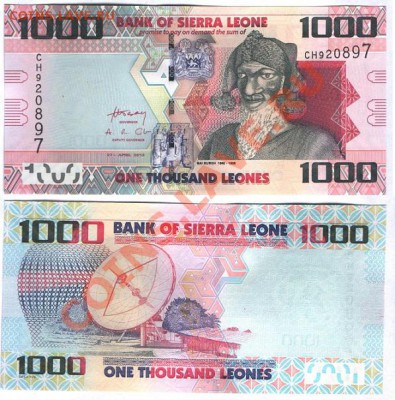 Сьерра-Леоне 1000 леоне до 15.11 22.00 мск - лллл