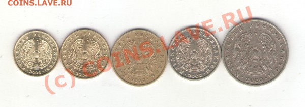 Монеты Казахстана 2000-2005 до 30.01.10 до 21.00 мск - kazakhstan 001