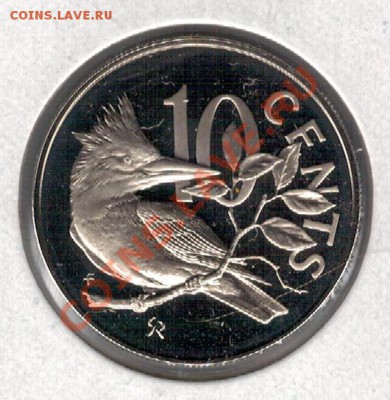 Брит.Вирг.о-ва 10 центов 1974 Зимородок 18.11 в 22ч (7228) - 4-бво10ц1