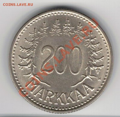 Ag Финляндия 200 марок 1956 до 18.11 в 22.00мск (7318) - 5-фин56а