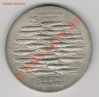 Ag Финляндия 25 марок 1979 Юбилей Турку 18.11 в 22.00 (7315) - 5-фин79а