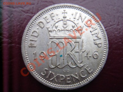 Великобритания: Ag-500 6 пенсов 1946 Георг 6 до 18.11 22- - 6 пенсов 1946-1.JPG