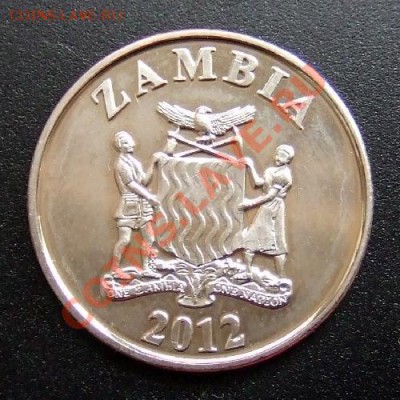 ЗАМБИЯ 5 нгве (2012) Птица до 15.11 (22.00) - Замбия 5 нгве (2012) Птица А