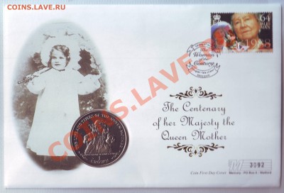 О.Мэн.Крона.1999.Королева Мать.Конверт.Марки. до 19.11 - 19990027.JPG