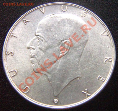 Швеция_памятные 2 кроны 1938. Серебро; до 15.11_22.00мск - 6879