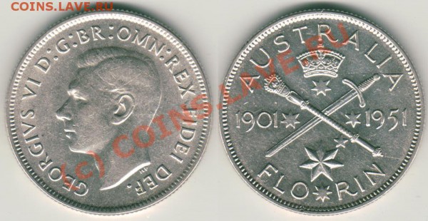 Флорин, Австралия, 1951 до 27.01.10 - 1fl-au