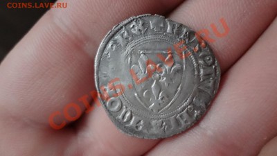 Бланк. Франция. Карл VI Безумный. AR 1380-1422 г До 17.11.13 - DSC08509.JPG