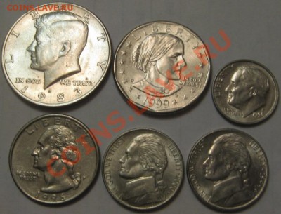 6 монет США  1983-2000 гг. старт 100 до 19.11 - IMG_7260.JPG