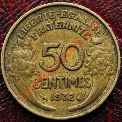 ФРАНЦИЯ - 50 сантимов 1932 - до 21 ноября - 691