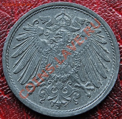 ГЕРМАНИЯ - 10 пфенигов 1921 - Цинк - до 21 ноября - 643