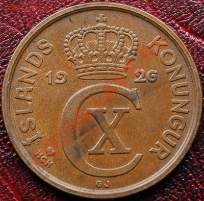 ИСЛАНДИЯ - 5 эйре 1926 - до 21 ноября - 632