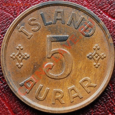 ИСЛАНДИЯ - 5 эйре 1926 - до 21 ноября - 633