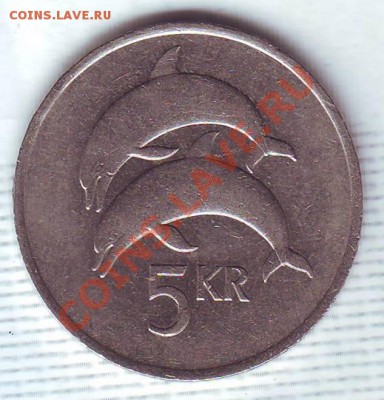 Исландия.5 Крон.1987.Дельфины. до 21.11 - 19870030.JPG