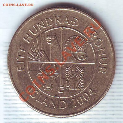 Исландия.100 Крон.2004.Рыба. до 21.11 - 20040035.JPG