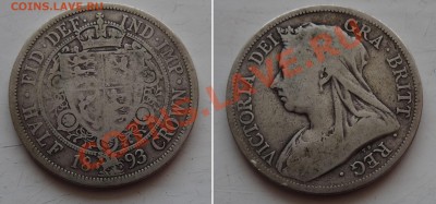 Короткая ноябрьская распродажа иностранных монет - GB-HCROWN-1893-900