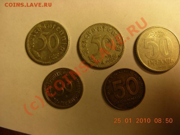 5 марок 1876 г.5 марок 1907г - DSCN1320