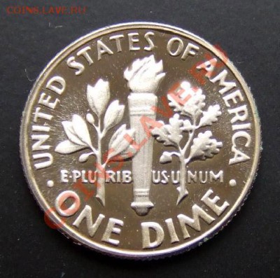США 10 центов (1980 S) proof до 19.11 (22.00) - США 10 центов (1980 S) Р