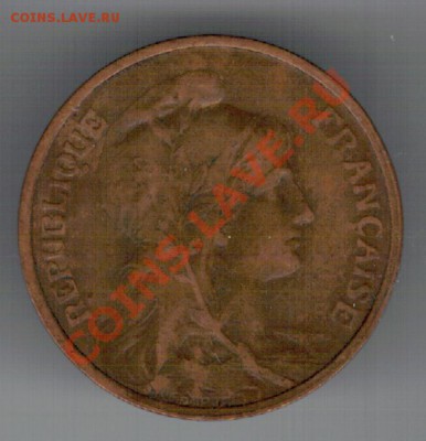 ФРАНЦИЯ 5 САНТИМОВ 1912 ДО 21.11 В 22.00МСК (Д) - 4д-фр12