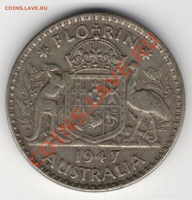 Ag АВСТРАЛИЯ ФЛОРИН 1947 ДО 21.11 В 22.00МСК (7212) - 5-ав-фл1