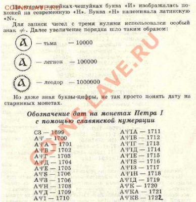 Денга перида Петра 1 - даты
