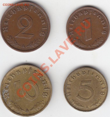Третий Рейх 1937 А подборка из 4 монет до 22.11 22:00 мск - IMG_0002