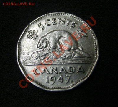 КАНАДА,5 CENTS 1947г (Ni, VF+)!до 20.11.2013 - S6000360.JPG