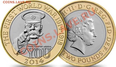 НОВОСТИ - UK £2 2014-