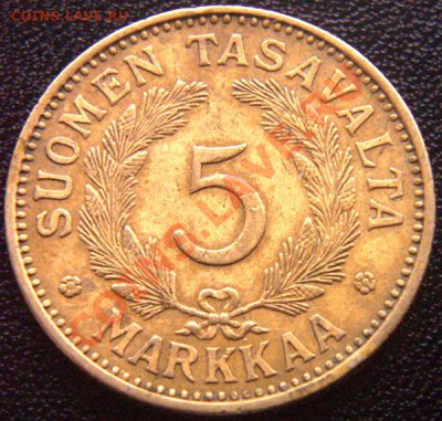 Финляндия_5 марок 1930; до 19.11_22.10мск - 6721