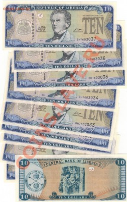 Либерия 10$ 2011 (10шт) до 25.11.13 в 22.00мск (7280) - Изображение 004