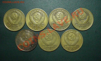 3 копейки 1950,52,53,54,55,56,57 до 25.11.2013 в 22.00 МСК - 3-57