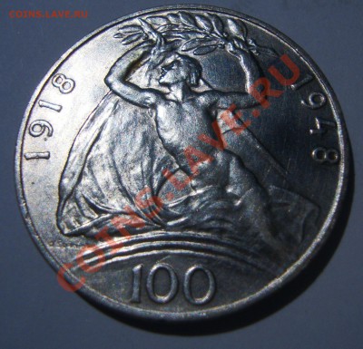 ЧССР 100 крон 1948 30 лет Независимости до 26.11.13 22:00 М - 100 крон1