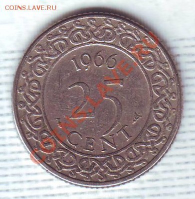 Суринам.25 Центов.1966. до 28.11 - 19660043.JPG