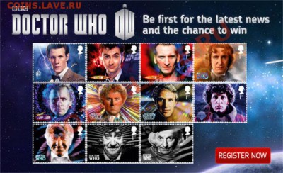 КИНЕМАТОГРАФ на конвертах и марках - Doctor Who