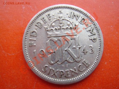 Великобритания: Ag-500 6 пенсов 1943 Георг 6 до 27.11 22- - 6 пенсов 1943-1.JPG