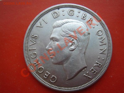 Великобритания: Ag-500 крона 1937 Георг 6 до 27.11 22-0 - Крона 1937-2.JPG