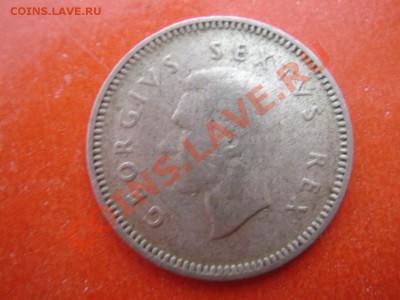 ЮАР: Ag-500 3 пенса 1952 Георг 6 до 27.11.13, 22-00 - ЮАР 3 пенса 1952-2.JPG