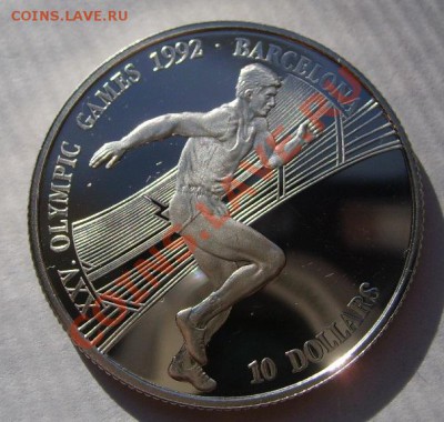 Острова Кука,10 ДОЛЛАРОВ 1990г(Олимпиада 1992г)!!до 25.11. - S6000569.JPG