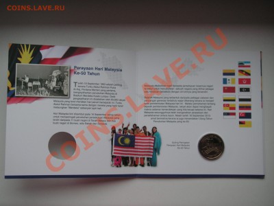 Малайзия 1 ринггит 2013. 50 лет объединения.  21.00 26.11. - 007.JPG