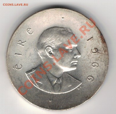 Ag ИРЛАНДИЯ 10 ШИЛЛИНГОВ 1966 ЮБИЛЕЙ 28.11 В 22.00МСК (7202) - 5-ир