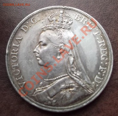 Ag.В.Британия.Крона.1889.Виктория.Неплохая. до 29.11 - hDGsz0sM0mQ