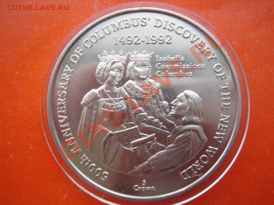 Тёркс и Кайкос: 5 крон 1991 Колумб Шайба! до 28.11.13, 22 - Теркс 1991-1.JPG