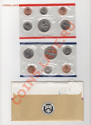 США годовой набор 1986г P&D, до 28.11.13г 22-30мск - 1986002