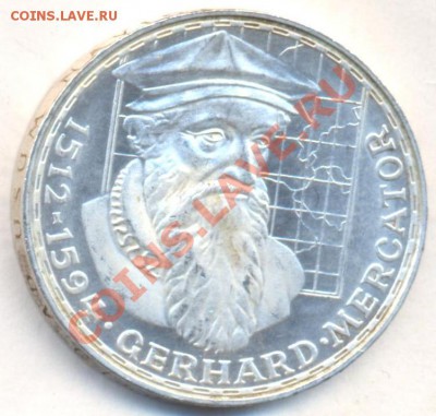 ФРГ 5 марок 1969 г. F  Г. Меркатор  27.11.13 г. 22-00 МСК . - ФРГ 5 марок 1969 F