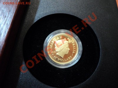 Австралия 15 долларов 2007 Ехидна золото - DSC02973.JPG