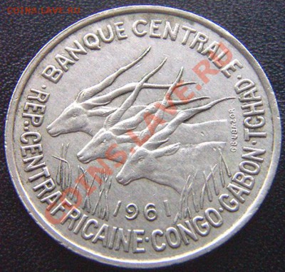 Французская Центр. Африка_50 франков 1961; до 25.11_22.00мск - 6962