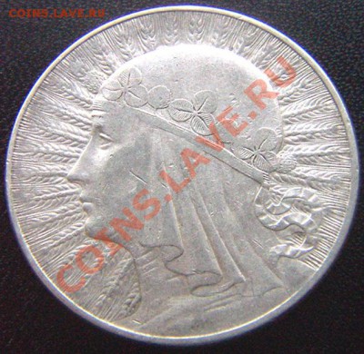 Польша_10 злотых 1932. Серебро; до 25.11_22.04мск - 6959