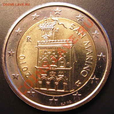 2 евро 2010 Сан-Марино UNC 26.11.13.в 22.00 - Изображение 106