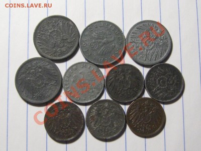 10 пф.5пф.1пф. Германия .Рейх.Империя.10 шт. - IMG_3441.JPG